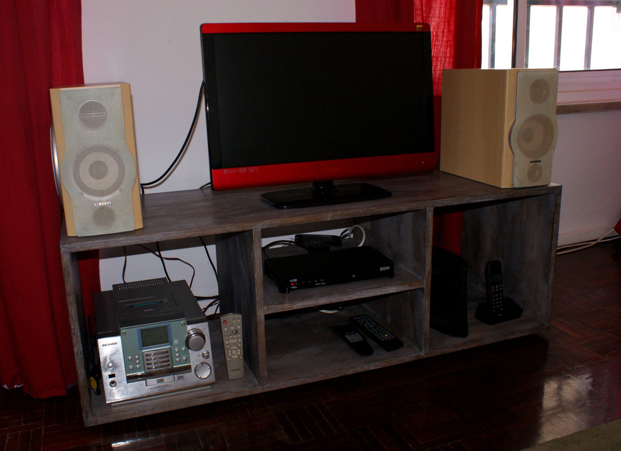 movel TV Rectângulo multimédia - Meuble tv rectangle multimédia