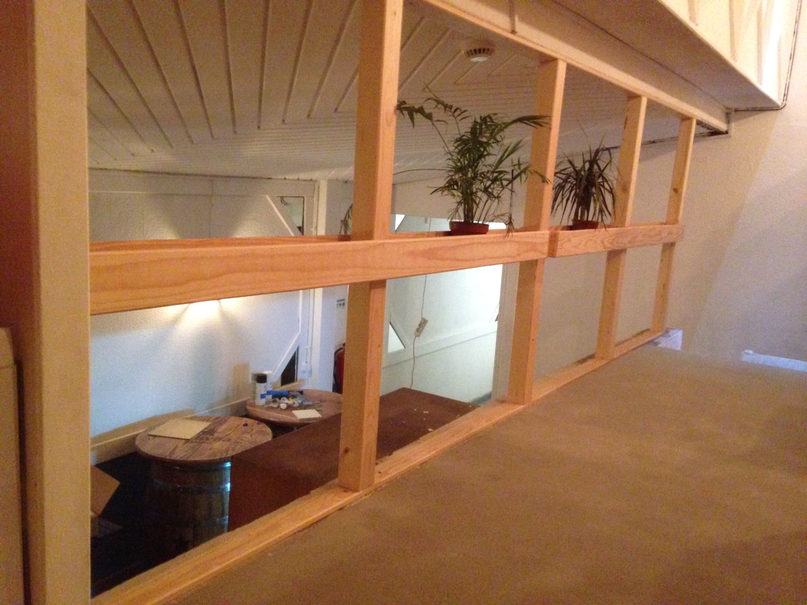 Barreira em madeira - Barrière en bois