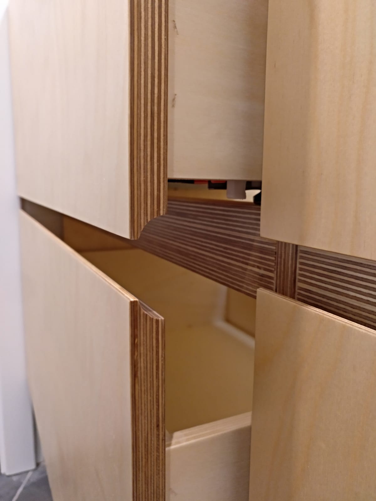 Móvel bétula para lavatório de casa de banho - Meuble sous-vasque, meuble lavabo en bouleau pour salle de bain