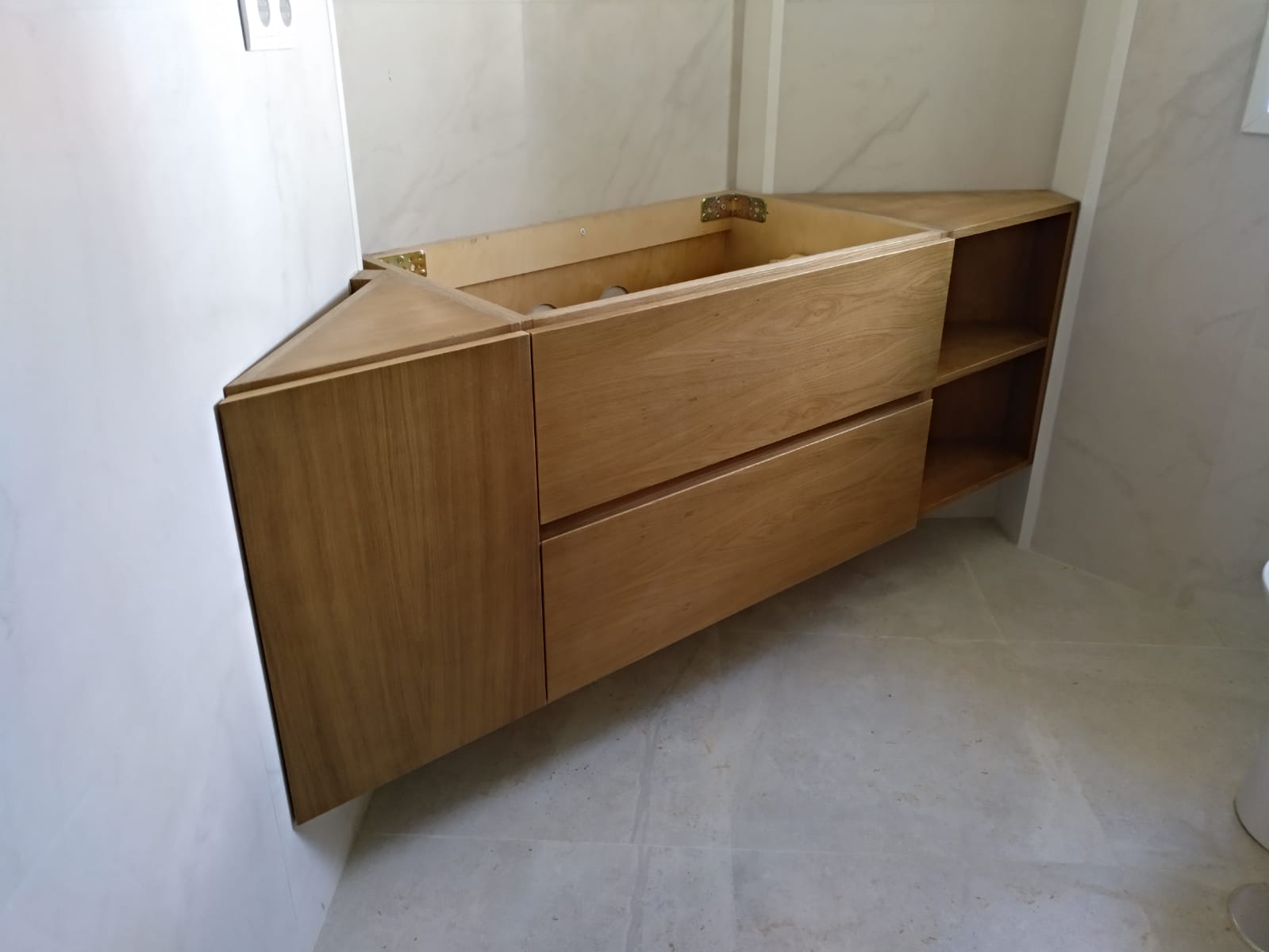 Móvel de casa de banho LAVOA 40cm com lavatório - cor selecionável